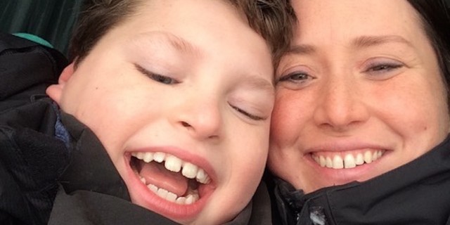 Why I'm Raising Awareness About Children's Hospice Week Rachel and her son smiling
