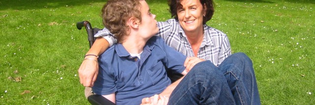 Philippa with her son