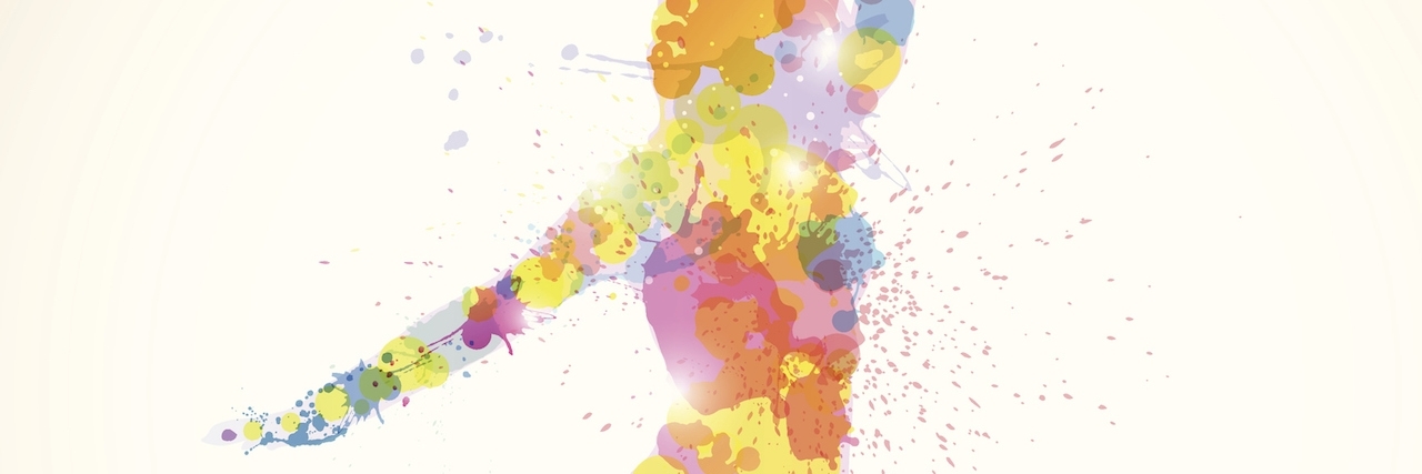 Bipolar Disorder: Tips for Staying Safe When You're Manic Illustration of a colorful woman jumping up