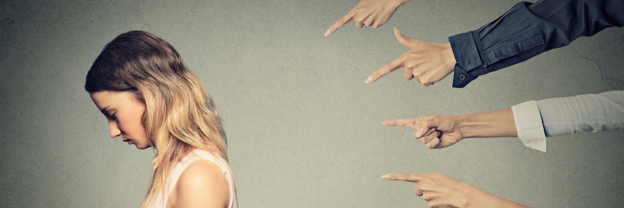 Experiencing Guilt With a Chronic Illness Concept of accusation guilty person girl.