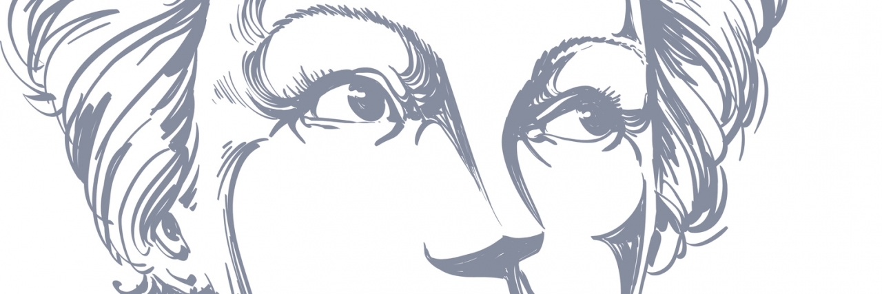 Feeling Anxious About Anxiety Therapy Graphic vector hand-drawn illustration of dazed lady with stylish haircut.