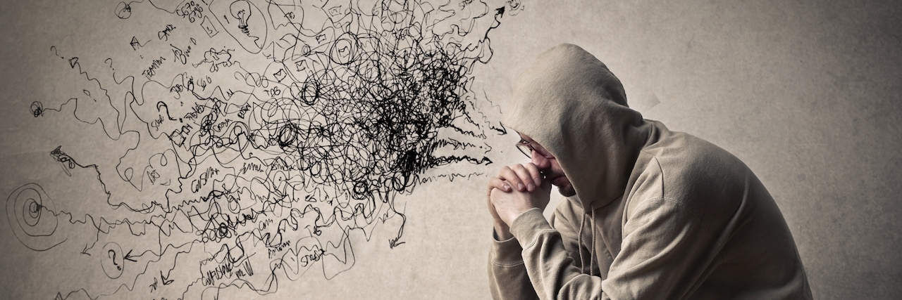 Hitting Rockbottom When You Have Depression man sitting on floor