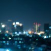 defocused abstract city night lights background