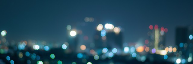 defocused abstract city night lights background