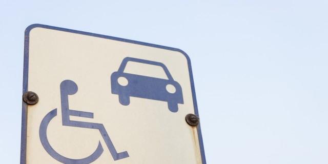 To the Man Who Said, ‘There Are People Who Need This Parking Space More Than You’ Disability symbol sign at car park