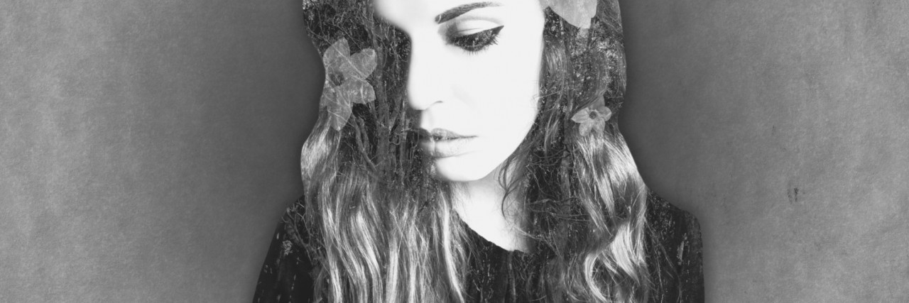 Girlfriend of Man Who Died by Suicide Writes Letter to Survivors Black and white portrait of a sad woman dressed in vintage style