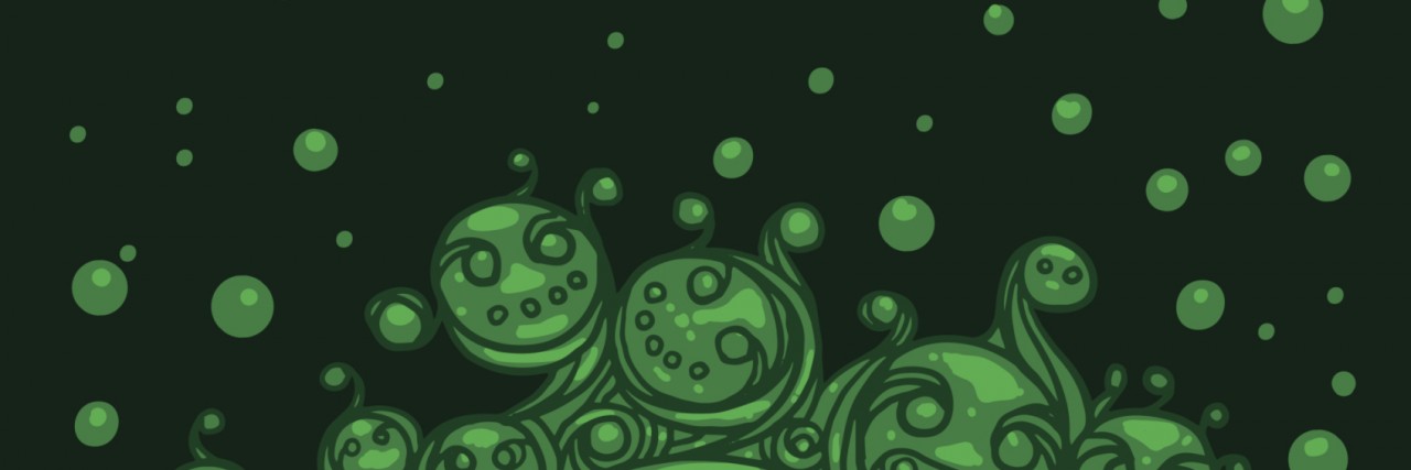 Letter to Trigeminal Neuralgia, the 'Suicide Disease' Acid Doodle Background Pattern