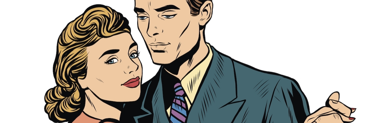 Why Bipolar Disorder Is Like Being in a Bad Relationship Retro man and woman dancing
