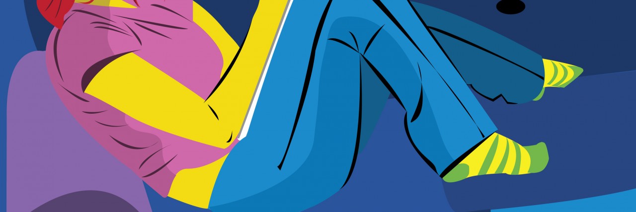 The Most Important Things I've Learned in Recovery From Addiction Illustration of a woman sitting on the couch, writing