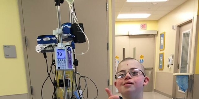 Ben in the hospital.