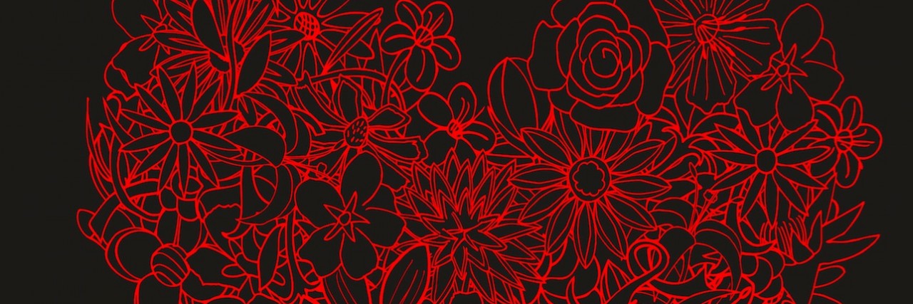 Love Letter to Myself When I'm Depressed heart illustration