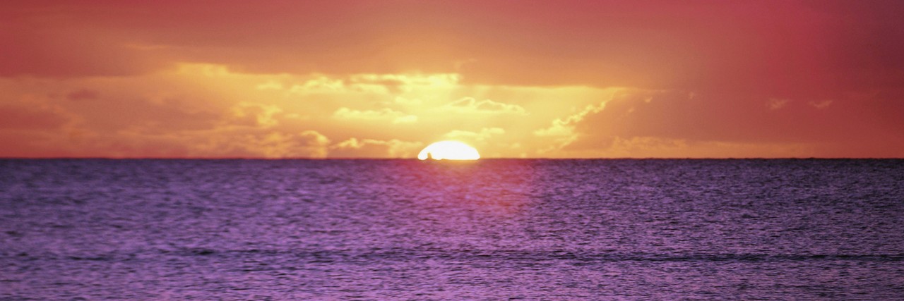 Cerebral Palsy: 6 Things I Wish Everyone Knew Majestic multi-colored sunset over purple sea.