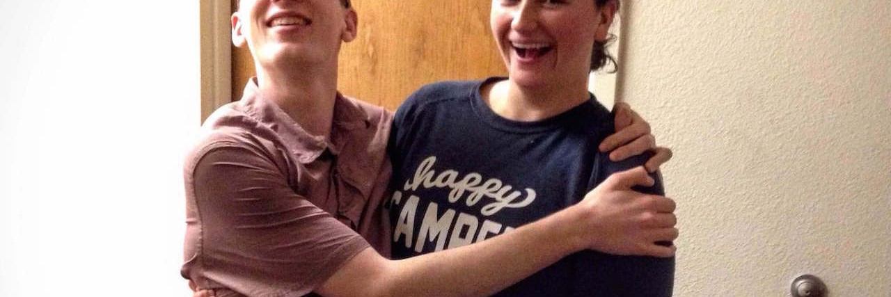 To the Partner Who Loves Me When I Don't Love Myself The author and Brian