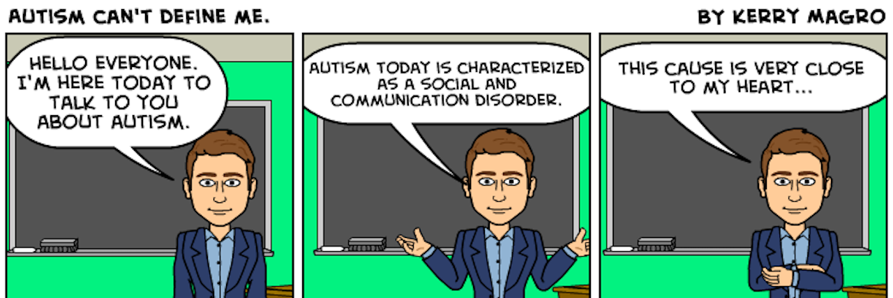 autism comic strip explaining that autism is another way of thinking