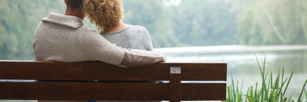 Why We Need to Talk About Mental Illness Older woman leaning on man's shoulder