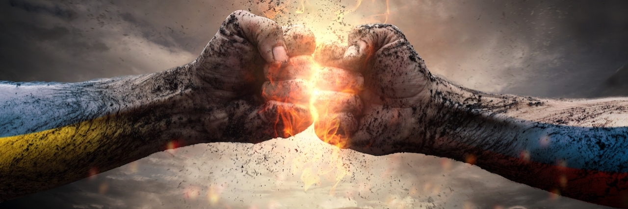 When Depression and Alcoholism Collide two fists colliding