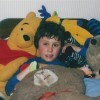 dan with stuffed animals
