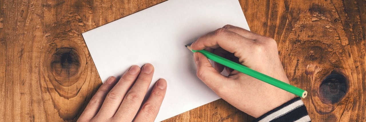 To Myself on the Day of My Cushing’s Disease Diagnosis woman writing a letter