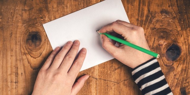 To Myself on the Day of My Cushing’s Disease Diagnosis woman writing a letter