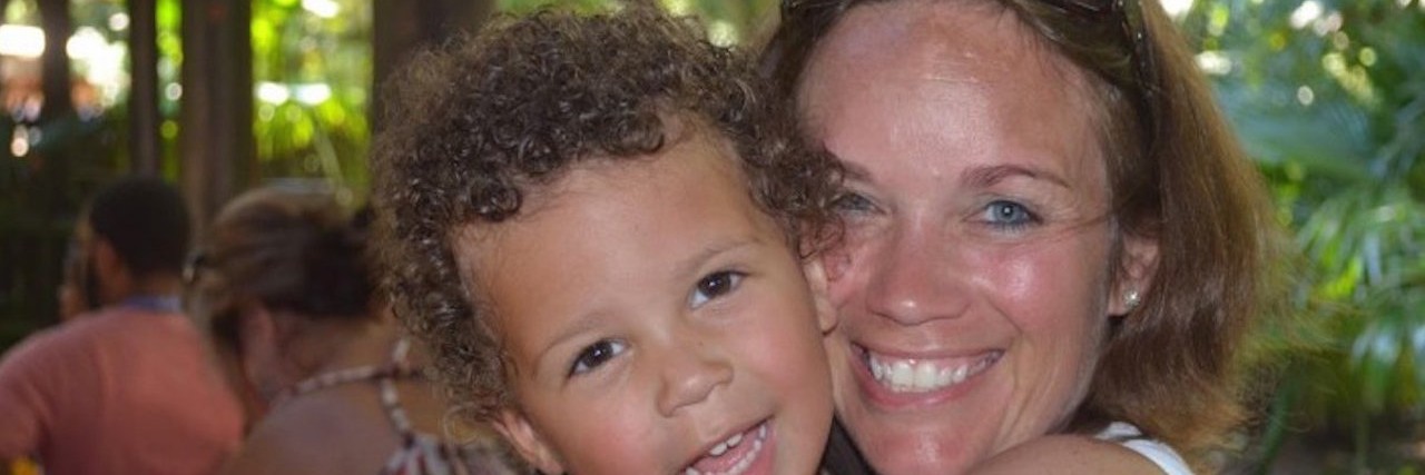 Heather McCarthy with her son, Christian