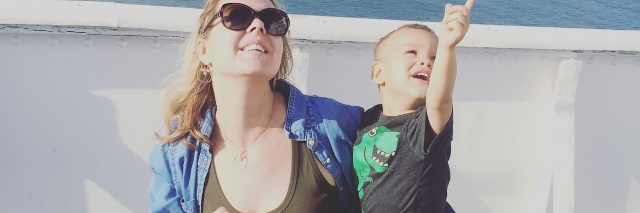 Advice for Someone Living With a Chronic Illness The author with her child