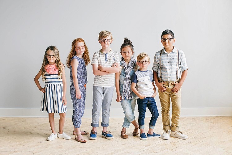 Many children wearing Jonas Eyewear