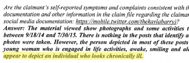 A Doctor Denied a Disability Claim Because of Photos Posted Online Disability Denial
