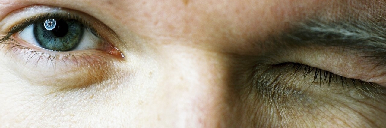 Connecting With Other People With Multiple Sclerosis man winking