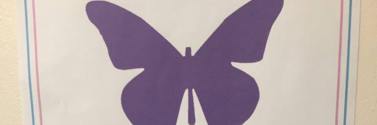 Purple Butterfly Flier