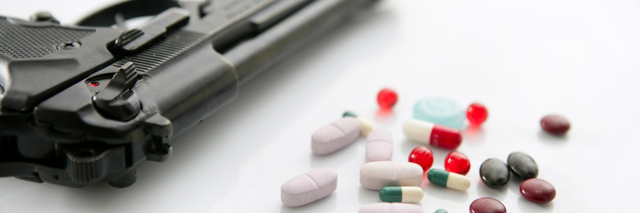 Mental Illness Is Not the Leading Cause of Gun Violence, Study Finds gun and pills