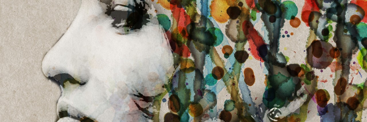 Having a Mental Illness Is Like Seeing My Own Color The grange watercolor female profile
