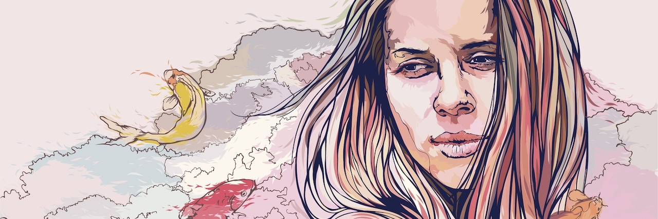 Newly Diagnosed With Bipolar Disorder After Misdiagnosis Drawing of a woman