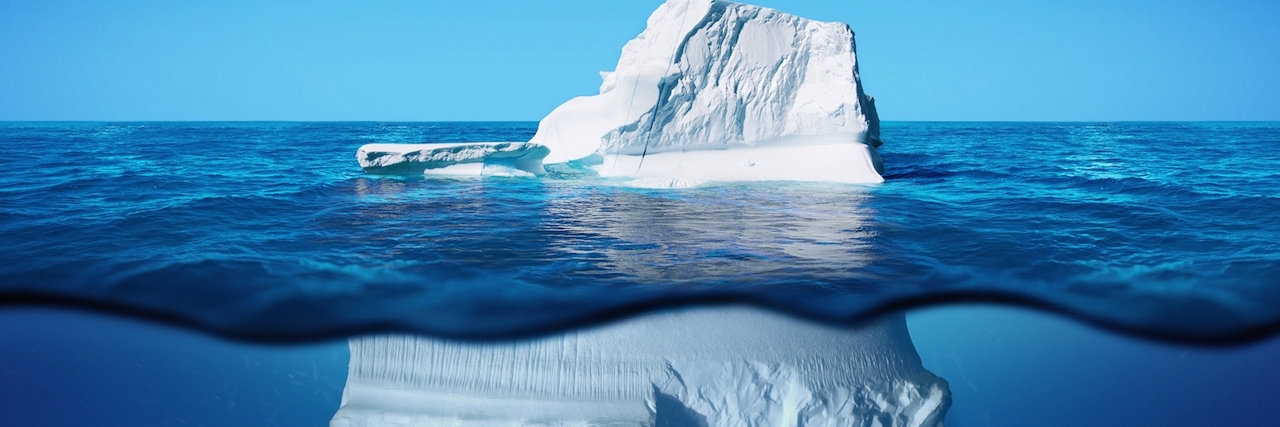 Having Narcolepsy and Dealing With Emotions Underwater view of iceberg with beautiful transparent sea
