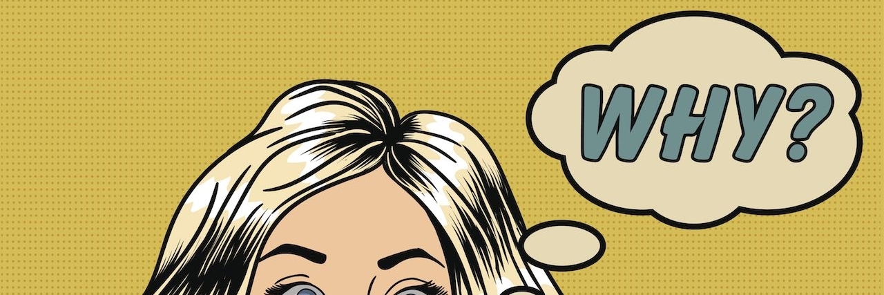 Asking Why Someone Has Depression comic of woman asking why