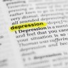 Detail of the english word "depression" and its meaning