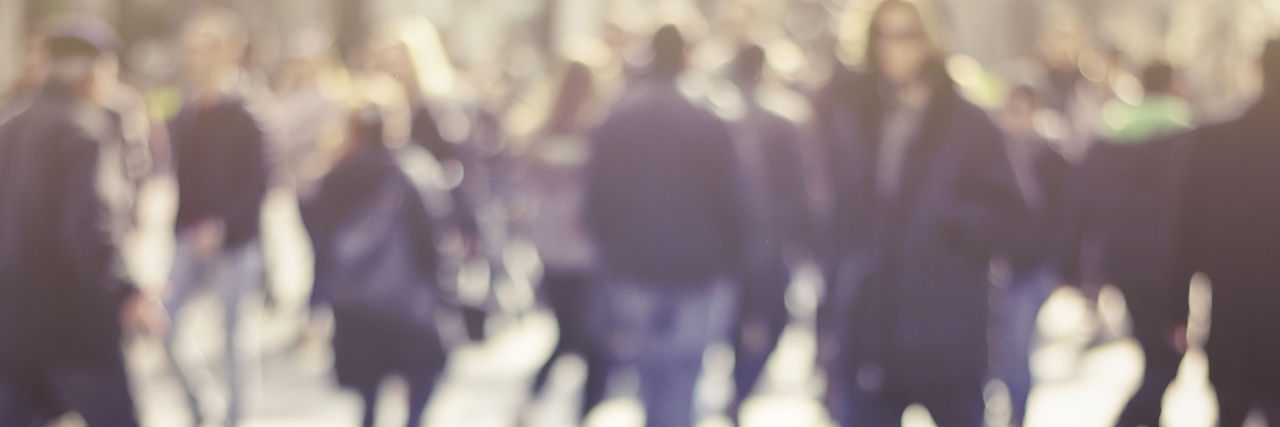 PTSD and Dissociation: Losing Large Chunks of Time blurred crowd