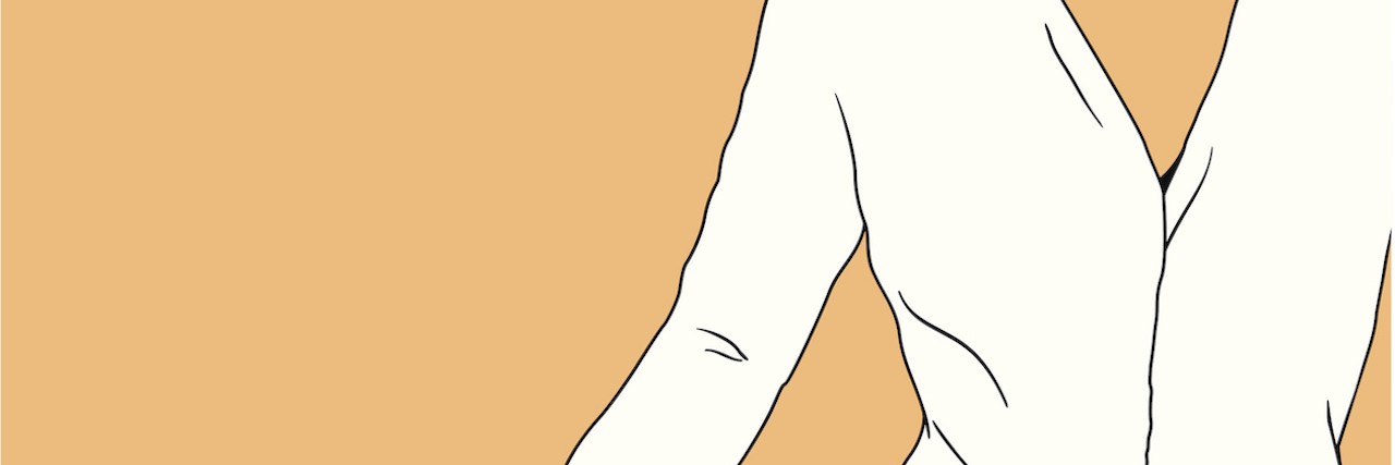 Living With a Mental Illness: Why You Shouldn't Say 'I'm Fine' drawing of a woman