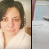 woman next to photo of calendar and pen