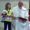 pope francis with girl with down syndrome