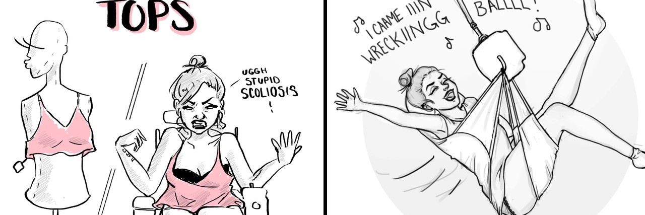 Sisters Create 'The Disabled Life' Comics About Life With a Disability Illustrations from the Oddi sisters