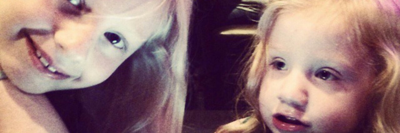 Mom's Response to Sister Asking About a Cure for Autism Kaydence and her younger sister, Piper