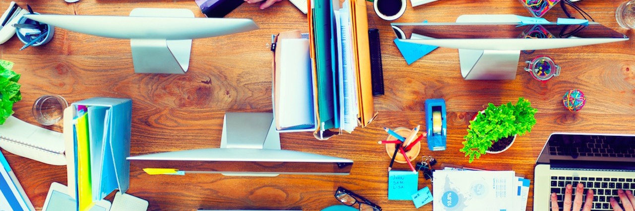 Starting the Battle Against Depression After You've Lost Yourself busy work space