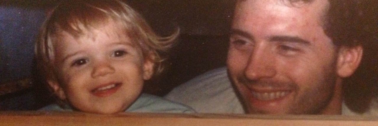To My Dad on Father's Day, From Your Daughter With Bipolar Disorder madelyn as a child with her father