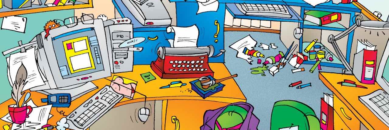 Feeling Like You Have No Control Over Your Chronic Illness messy room