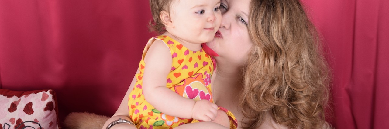 Letter of Advice to New Moms With Illness and Disability rachel dawn nesmith and her baby daughter