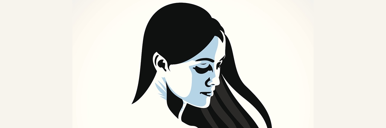 Living With a Mental Illness, Coming Back From a Slump drawing of a woman