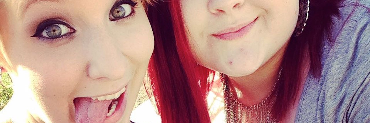 You Can Still Have Friendship With Borderline Personality Disorder The author and her friend taking a selfie.