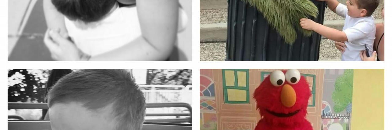 Going to Sesame Place With a Child With Autism Spectrum Disorder pictures of little boy with autism at sesame place