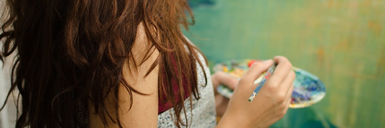 Ways to Creatively Engage With Your Illness woman painting