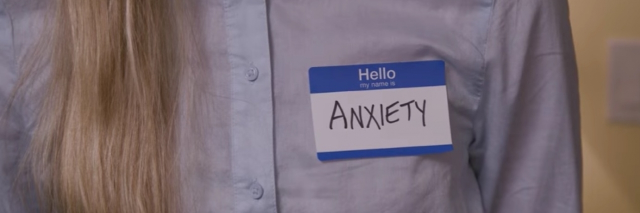 Anxiety Name Tag
